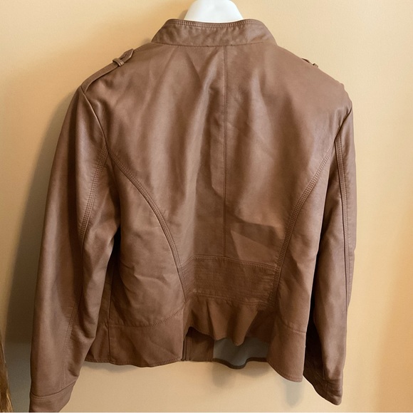 Style & Co Size XL BrownIsh Tan Lined Jacket - Picture 5 of 6